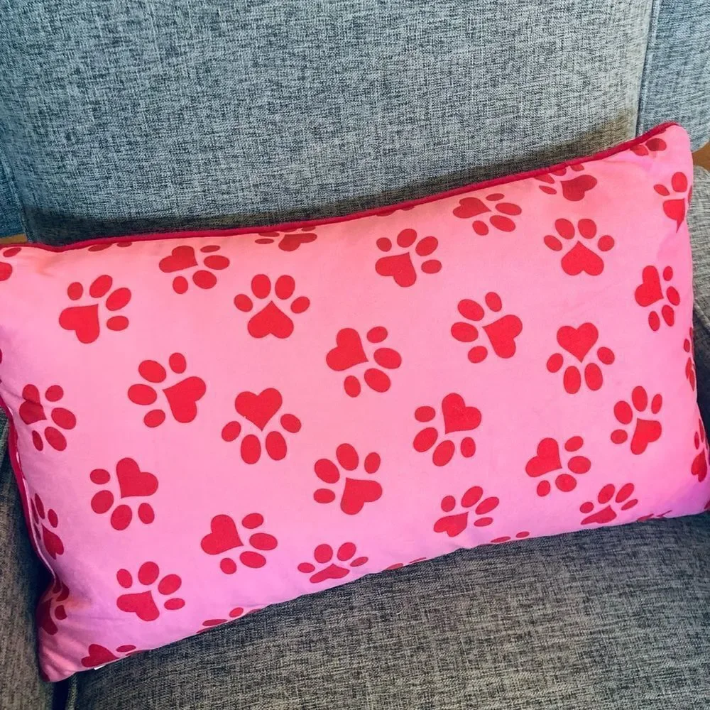 Valentine Dachshund Dog Long for You Throw Pillow Decor
